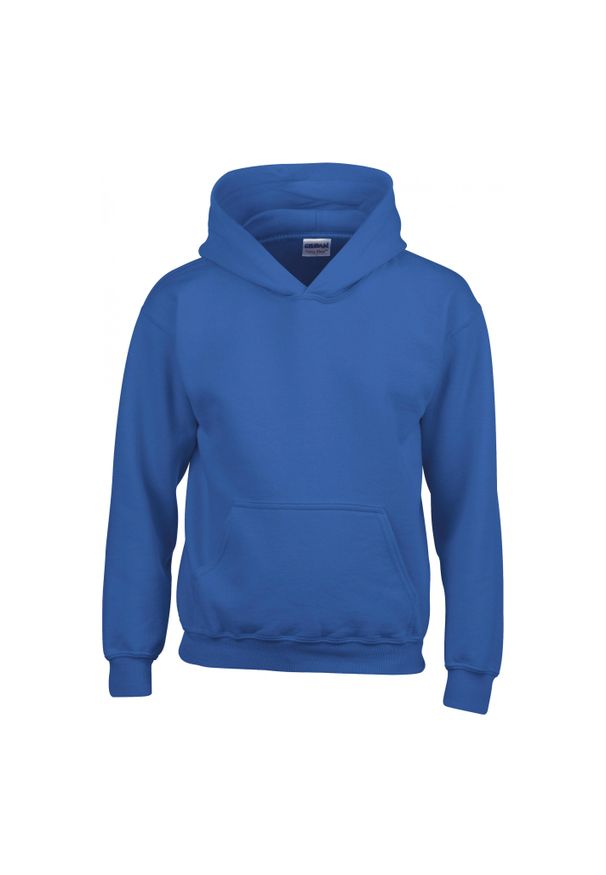 GILDAN - Sweatshirt bluza dziecięca z kapturem Gildan Heavy Blend ®. Typ kołnierza: kaptur. Kolor: niebieski