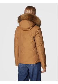 Woolrich Kurtka puchowa Arctic Raccoon CFWWOU0548FRUT0001 Brązowy Regular Fit. Kolor: brązowy. Materiał: bawełna #4