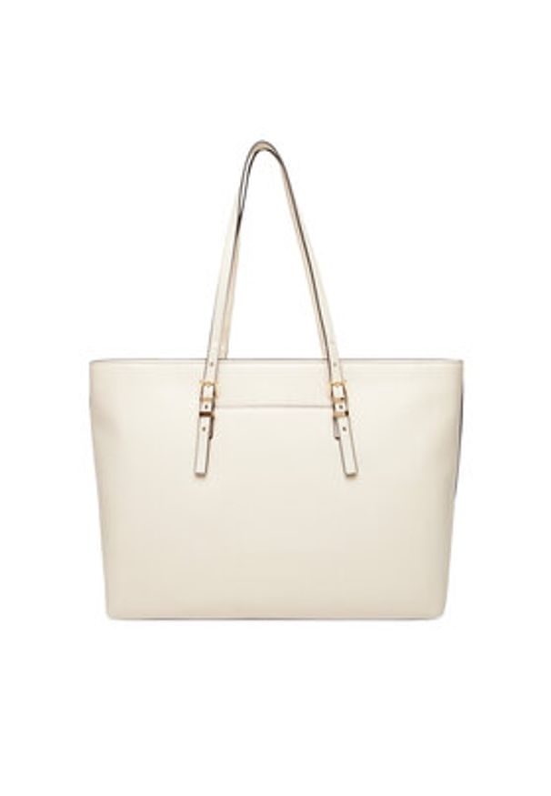 MICHAEL Michael Kors Torebka Quinn 30T5GQNT9L Écru. Materiał: skórzane