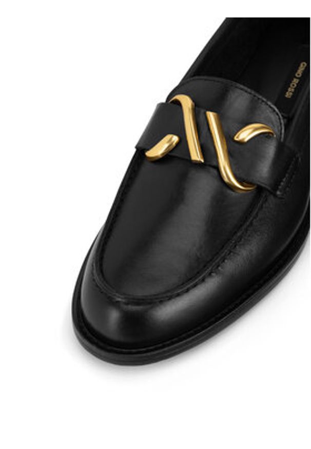 Gino Rossi Mokasyny ELSA-E25-26397 Czarny. Kolor: czarny. Materiał: skóra