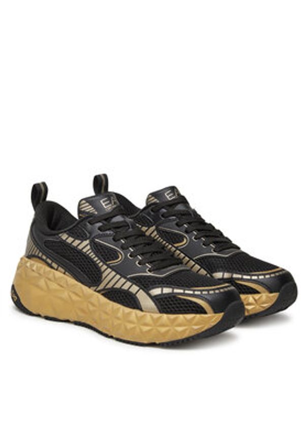 EA7 Emporio Armani Sneakersy X8X238 XK431 M700 Czarny. Kolor: czarny. Materiał: skóra