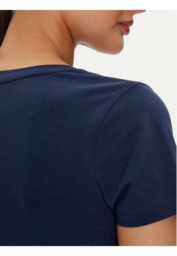 Guess T-Shirt W4YI37 J1314 Niebieski Regular Fit. Kolor: niebieski. Materiał: bawełna
