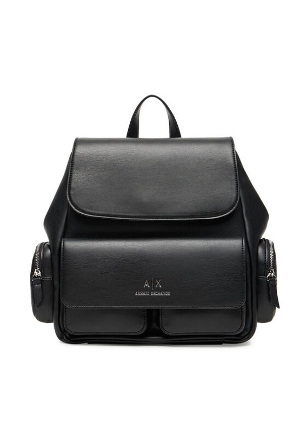 Armani Exchange Plecak XW001923 AF12589 UC001 Czarny. Kolor: czarny. Materiał: skóra