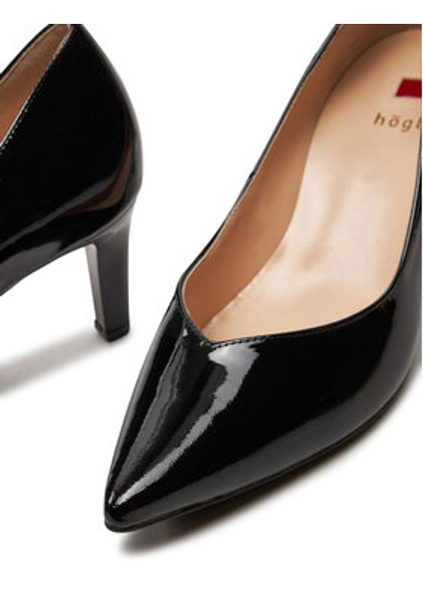 HÖGL Szpilki Boulevard 90 0-176704 Czarny. Kolor: czarny. Materiał: skóra, lakier. Obcas: na szpilce