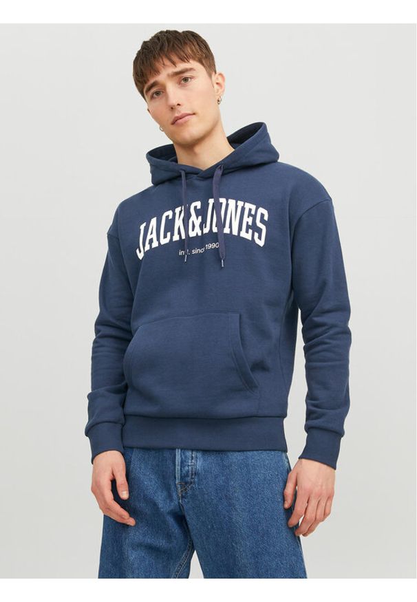 Jack & Jones - Jack&Jones Bluza Josh 12236513 Granatowy Standard Fit. Kolor: niebieski. Materiał: bawełna, syntetyk