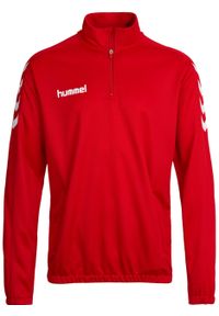 Bluza piłkarska dla dzieci Hummel Core Kids 1/2 Zip Sweat. Kolor: czerwony. Sport: piłka nożna #1