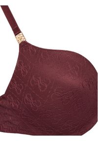 Guess Biustonosz push-up O5RC12 KCLB0 Bordowy. Kolor: czerwony. Materiał: syntetyk. Rodzaj stanika: push-up #5