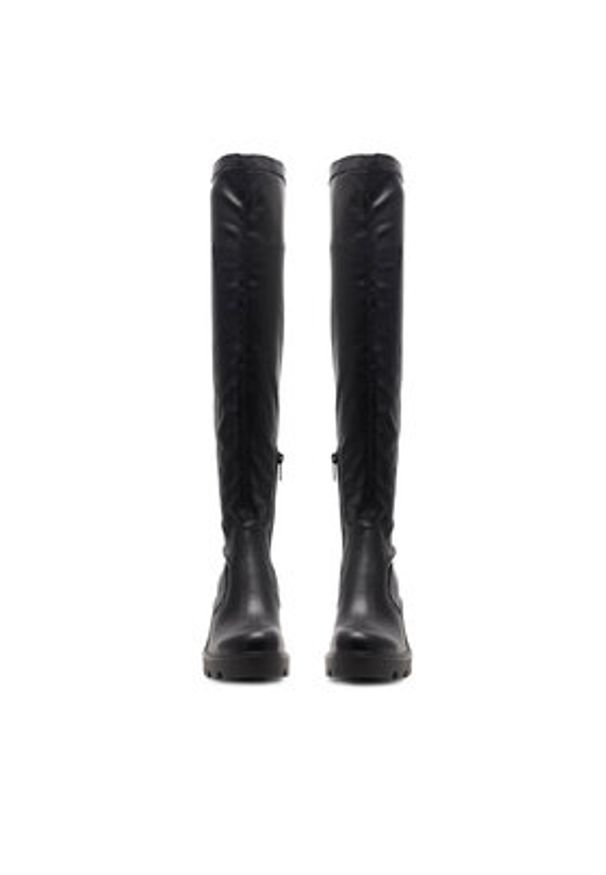 Jenny Fairy Kozaki WS5596-08 Czarny. Kolor: czarny. Materiał: syntetyk