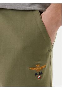Aeronautica Militare Szorty sportowe 261BF0032UF00674 Zielony Regular Fit. Kolor: zielony. Materiał: bawełna. Styl: sportowy #4