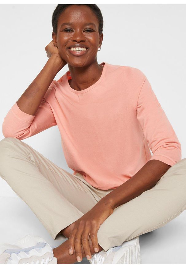 bonprix - Bluza z długim rękawem (zestaw 5 szt.). Kolor: zielony. Długość rękawa: długi rękaw. Długość: długie