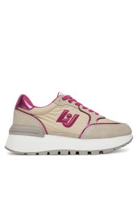 Liu Jo Sneakersy Amazing 25 BA5049 PX003 Beżowy. Kolor: beżowy. Materiał: materiał