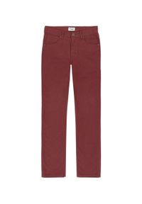 Wrangler - WRANGLER GREENSBORO MĘSKIE SPODNIE MATERIAŁOWE MATERIAŁ DAHLIA 112341456. Materiał: materiał #4