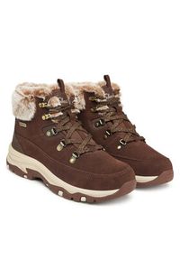 skechers - Skechers Trekkingi Trego 167882/CHOC Brązowy. Kolor: brązowy. Materiał: zamsz, skóra #6