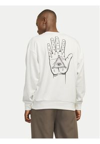 Jack & Jones Bluza Mystic 12257735 Biały Relaxed Fit. Kolor: biały. Materiał: bawełna #3