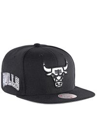Mitchell & Ness - Czapka z daszkiem do koszykówki Mitchell Snapback NBA Chicago Bulls czarna. Kolor: czarny