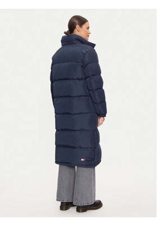 Tommy Jeans Płaszcz zimowy Alaska DW0DW18860 Granatowy Regular Fit. Kolor: niebieski. Materiał: syntetyk. Sezon: zima