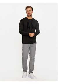 Armani Exchange Longsleeve XM000126 AF10358 UC001 Czarny Regular Fit. Kolor: czarny. Materiał: bawełna. Długość rękawa: długi rękaw #3