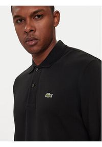 Lacoste Polo L1312 Czarny Classic Fit. Typ kołnierza: polo. Kolor: czarny. Materiał: bawełna #5