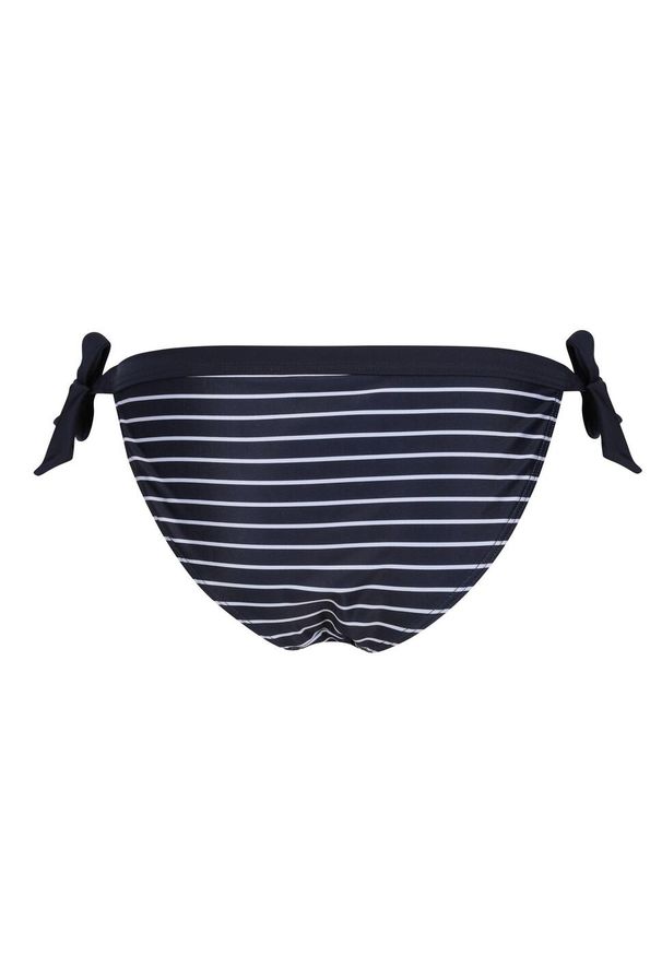 Regatta - Dół Od Bikini Damski W Paski Flavia String. Kolor: biały, niebieski, wielokolorowy. Wzór: paski