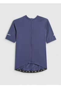 4f - 4F Koszulka kolarska męska - granatowa S. Kolor: niebieski. Materiał: włókno. Długość: długie. Sport: kolarstwo #1