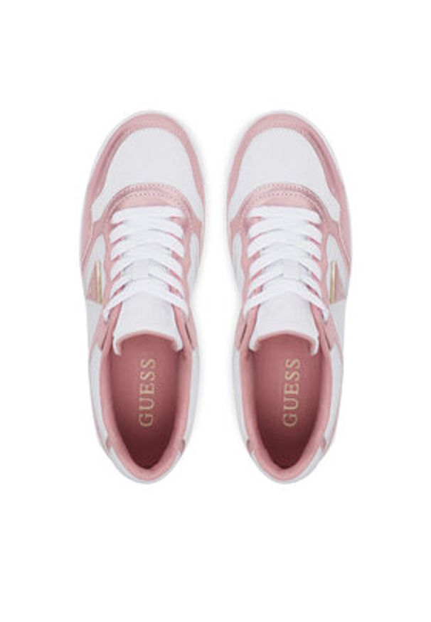 Guess Sneakersy FLJMI6 FAL12 Różowy. Kolor: różowy. Materiał: skóra