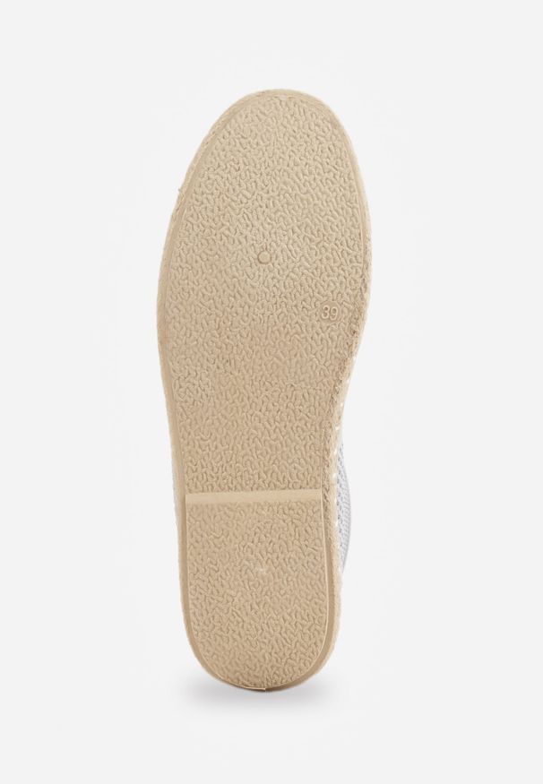 Renee - Jasnoszare Espadryle z Plecioną Cholewką przed Kostkę Mokosa. Okazja: na co dzień. Wysokość cholewki: przed kostkę. Kolor: szary. Materiał: jeans. Szerokość cholewki: normalna. Styl: wakacyjny, elegancki, casual