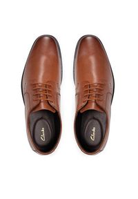 Clarks Półbuty Howard Walk 261620177 Brązowy. Kolor: brązowy. Materiał: skóra #9