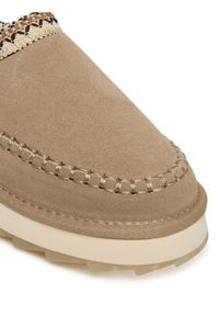 EMU Australia Kapcie Sharky Adventure Scuff W13239 Beżowy. Kolor: beżowy. Materiał: skóra
