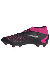 Adidas - Buty piłkarskie adidas Predator Accuracy.2 Fg M GW4586 czarne czarne. Zapięcie: sznurówki. Kolor: czarny. Materiał: guma, syntetyk. Sport: piłka nożna #3