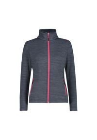 Bluza damska turystyczna CMP 30E9686. Kolor: szary, niebieski, wielokolorowy, biały. Materiał: polar. Sport: turystyka piesza #1