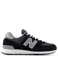 Buty unisex New Balance U574TWE – czarne. Okazja: na co dzień. Kolor: czarny. Materiał: guma, skóra, syntetyk, materiał, zamsz. Szerokość cholewki: normalna. Model: New Balance 574 #1