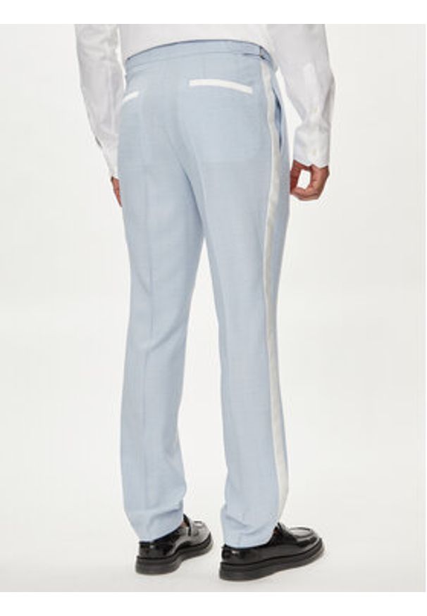 Hugo Spodnie materiałowe Getlin 242E1X 50513776 Błękitny Slim Fit. Kolor: niebieski. Materiał: syntetyk
