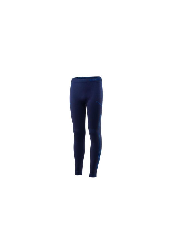 Brubeck - Leginsy Dziecięce Thermo Junior Le13540-Dark Blue-Blue 134_128_134. Kolor: niebieski. Sezon: lato. Sport: turystyka piesza