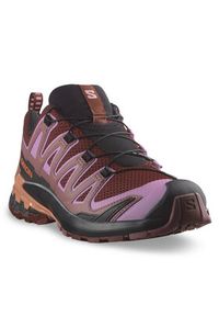 salomon - Salomon Buty do biegania Xa Pro 3D V9 L47589300 Bordowy. Kolor: czerwony. Materiał: materiał