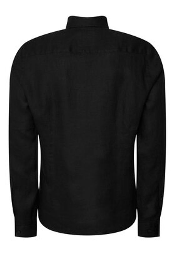 JOOP! Koszula Pai-W 30102661 Czarny Regular Fit. Kolor: czarny. Materiał: len