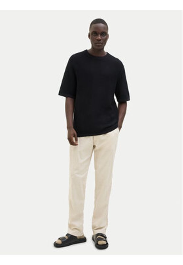 Jack & Jones - Jack&Jones Spodnie materiałowe Kane 12274977 Beżowy Relaxed Fit. Kolor: beżowy. Materiał: bawełna