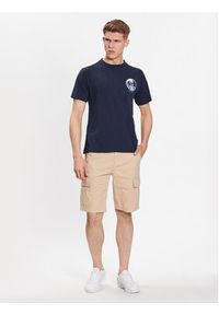 North Sails T-Shirt 692840 Granatowy Regular Fit. Kolor: niebieski. Materiał: bawełna #3