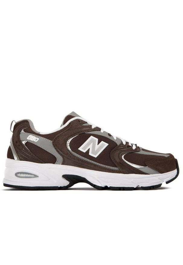 Buty New Balance MR530CL - brązowe. Kolor: brązowy. Materiał: skóra, syntetyk, materiał. Szerokość cholewki: normalna. Sezon: lato