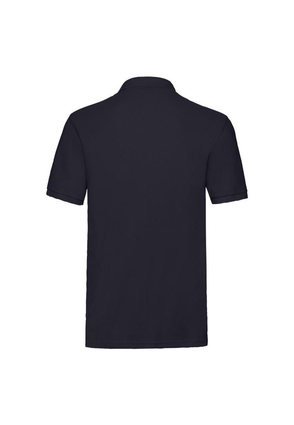 FRUIT OF THE LOOM - Męska Koszulka Polo Premium. Typ kołnierza: polo. Kolor: niebieski