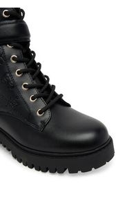 Guess Trapery FLTORA FAL10 Czarny. Kolor: czarny. Materiał: skóra
