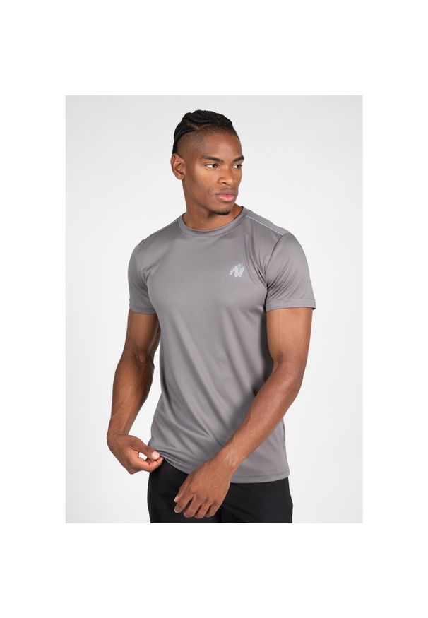 GORILLA WEAR - Easton Koszulka - Szary. Kolor: szary. Sport: fitness
