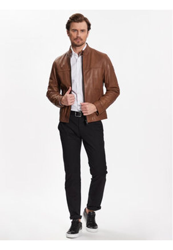 BOSS - Boss Koszula 50490512 Biały Casual Fit. Okazja: na co dzień. Kolor: biały. Materiał: bawełna. Styl: casual