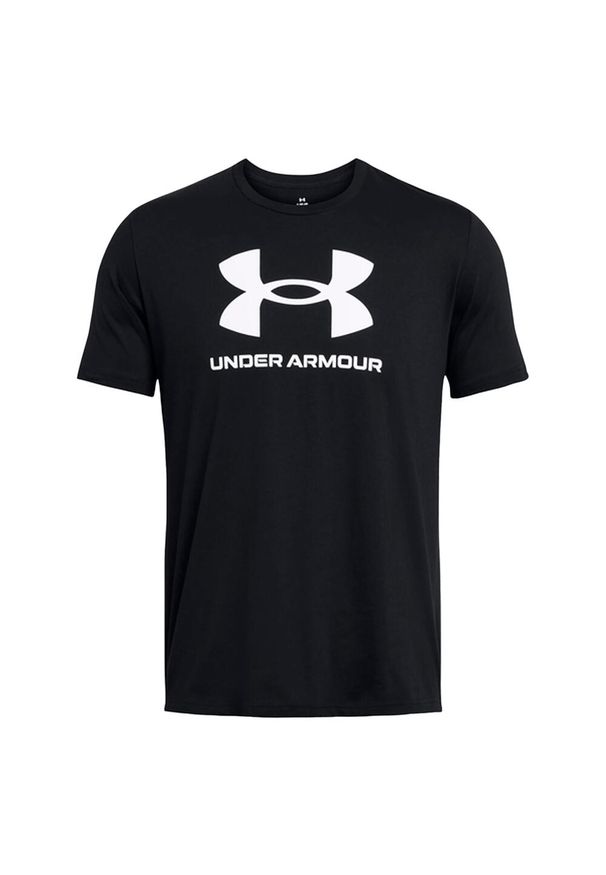 Under Armour - T-shirt Męski Logo Sportstyle. Kolor: czarny. Sport: turystyka piesza