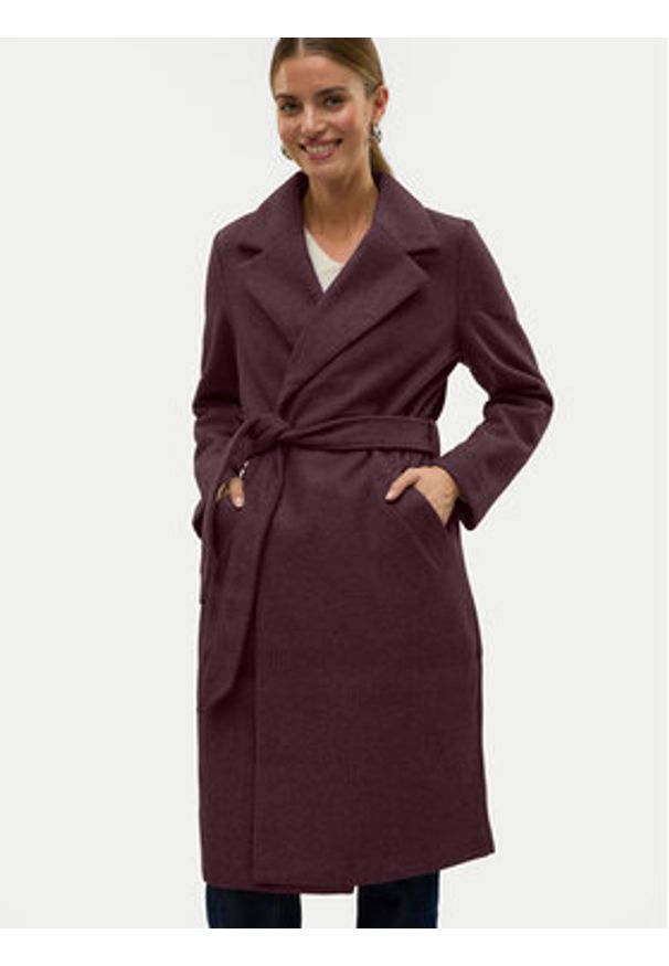 Vero Moda Płaszcz przejściowy Fortuneaya 10278330 Fioletowy Regular Fit. Kolor: fioletowy. Materiał: syntetyk
