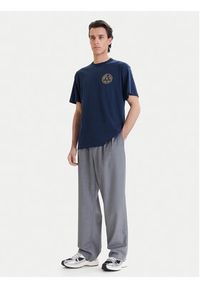 Versace Jeans Couture T-Shirt 80GAHT04 CJ00T Granatowy Regular Fit. Kolor: niebieski. Materiał: bawełna #3