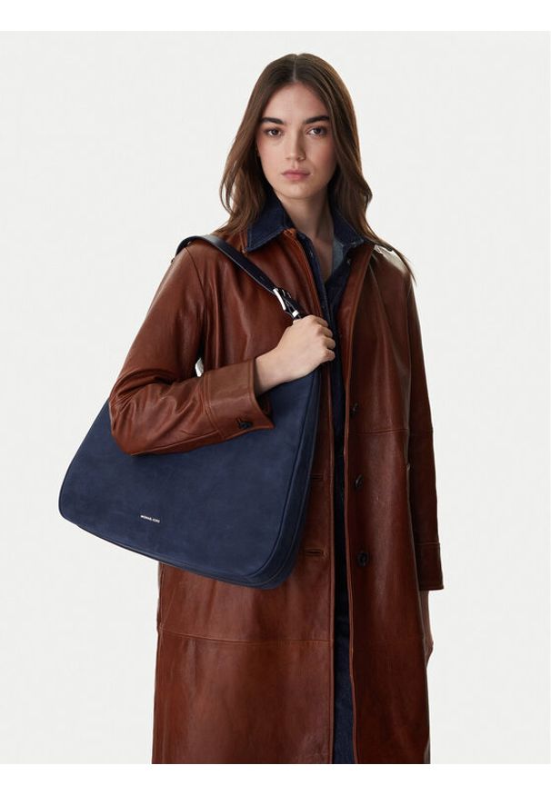 MICHAEL Michael Kors Torebka 30F4SY5H3T Granatowy. Kolor: niebieski. Materiał: skórzane