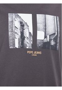 Pepe Jeans T-Shirt Worth PM508956 Szary Regular Fit. Kolor: szary. Materiał: bawełna