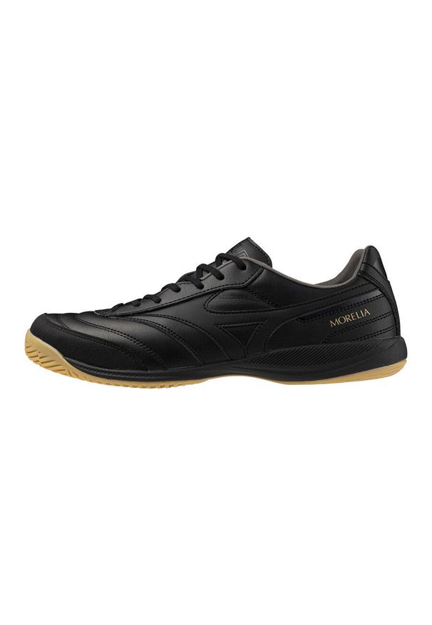 Buty do futsalu Mizuno Morelia Sala Pro In IC. Kolor: czarny. Materiał: skóra, materiał, syntetyk, tkanina, guma. Sport: piłka nożna