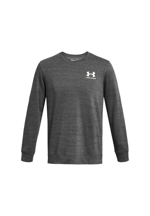 Bluza z okrągłym dekoltem Under Armour Rival Terry LC. Kolor: szary, czarny, biały, wielokolorowy. Materiał: materiał. Sport: fitness
