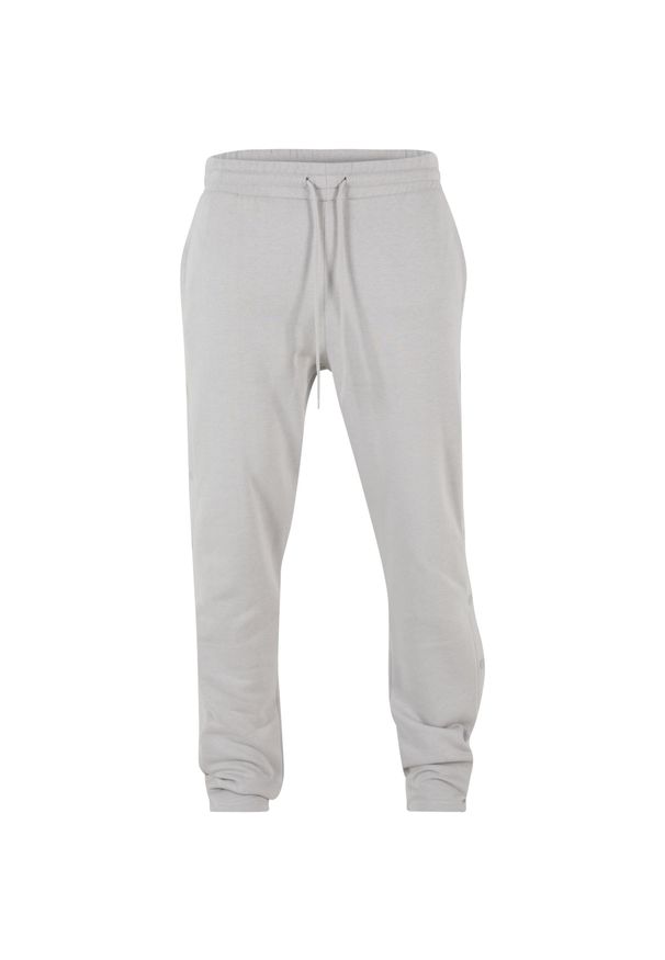 Spodnie dresowe zapinany na guziki Urban Classics. Kolor: szary. Materiał: dresówka. Sport: bieganie